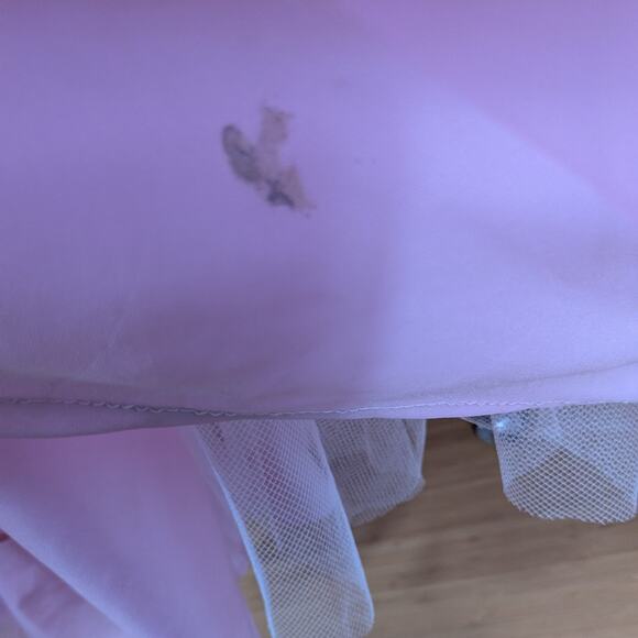 Vintage Prom Dress Maxi Ball Gown 2 Pink Princess Tulle Fairy Glam Purple Sequin - Picture 14 of 16